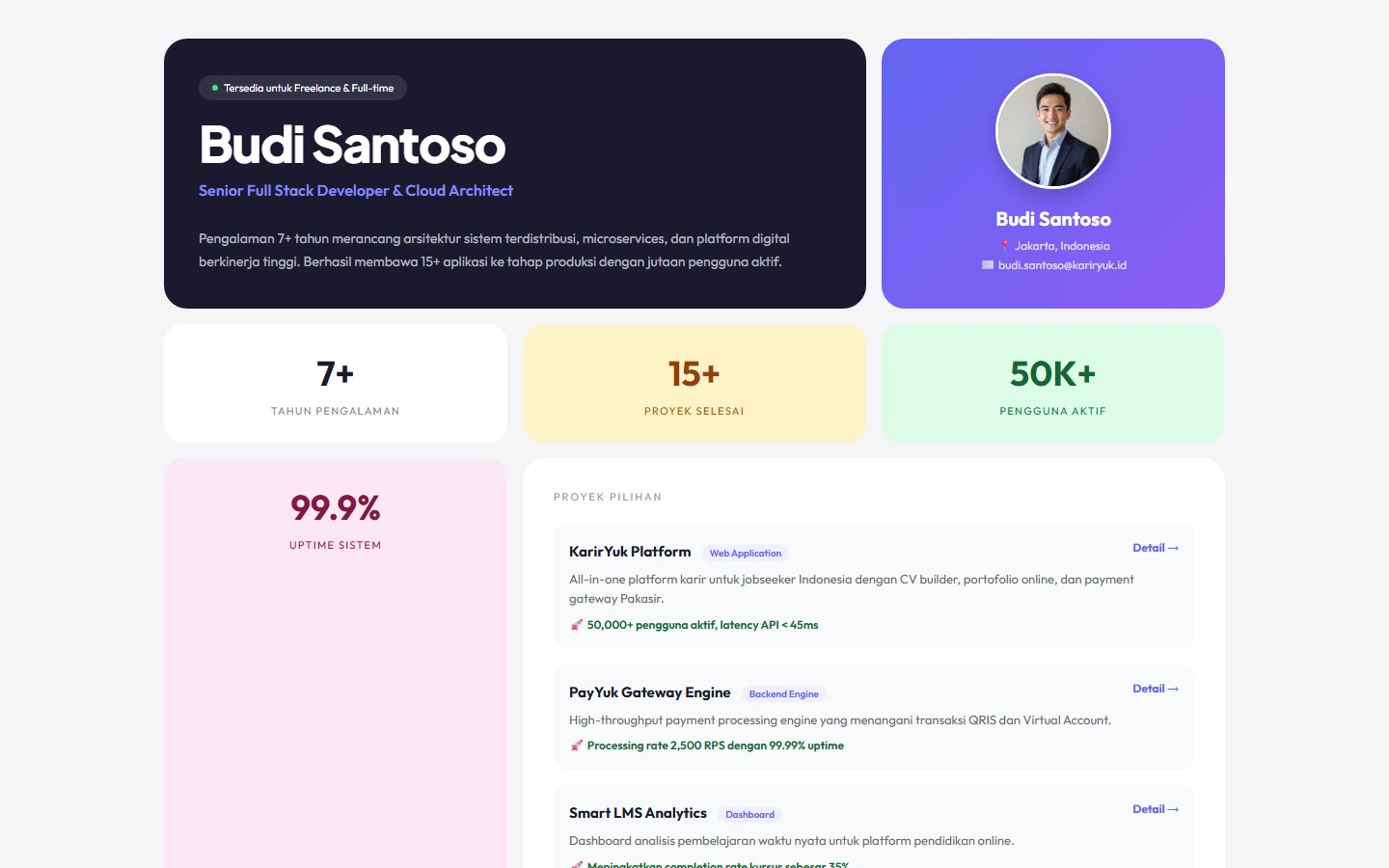 Template Bento KarirYuk
