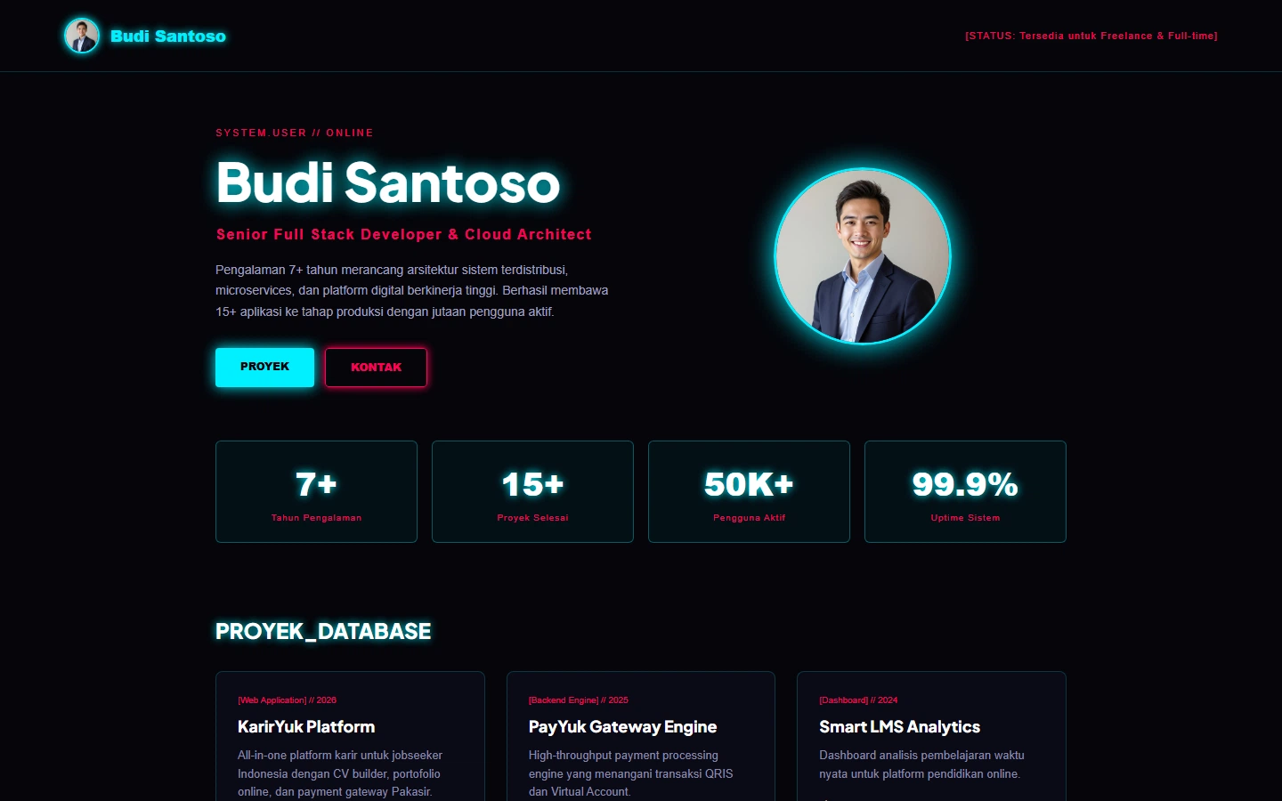 Template Neon KarirYuk