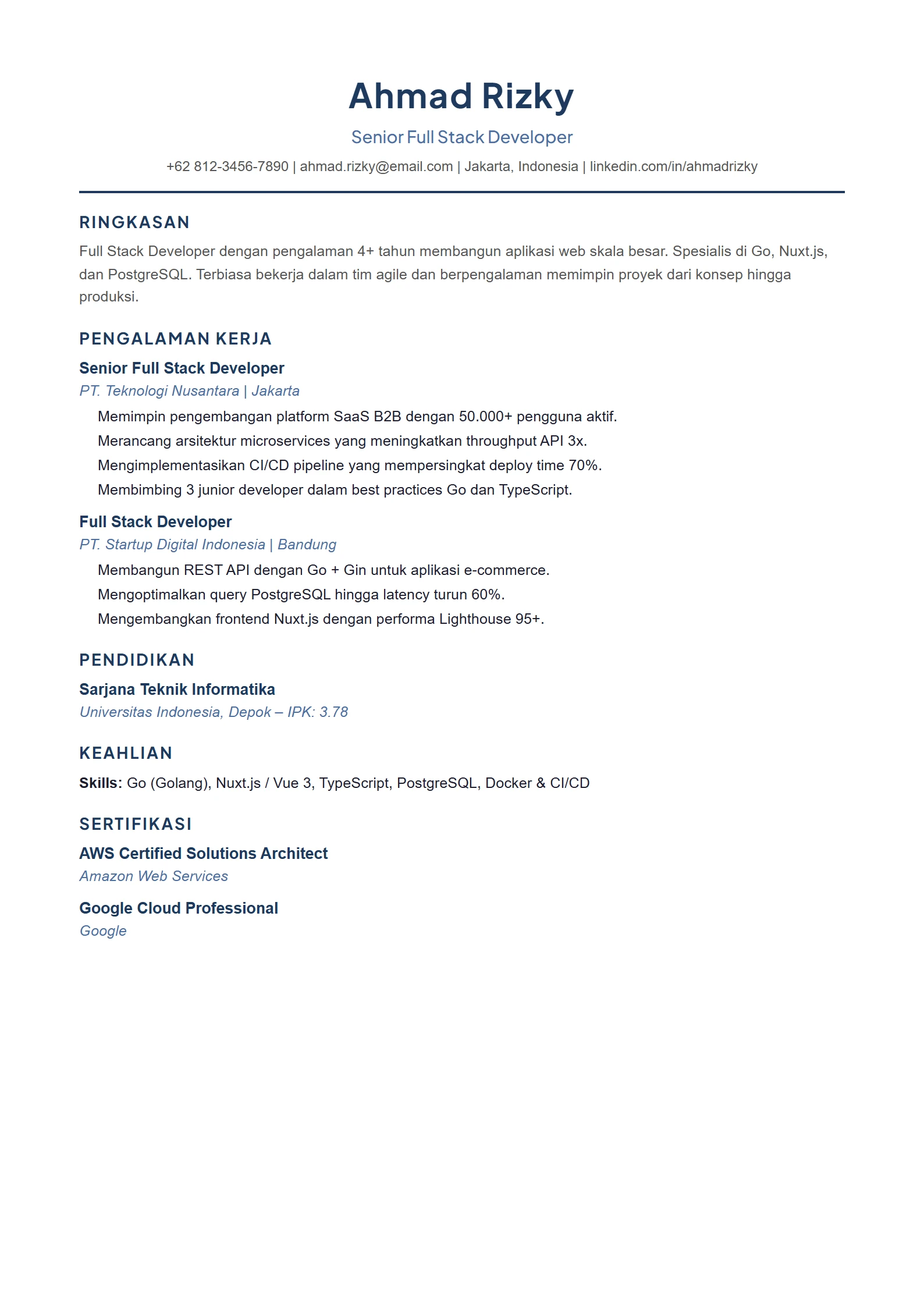 Corporate ATS